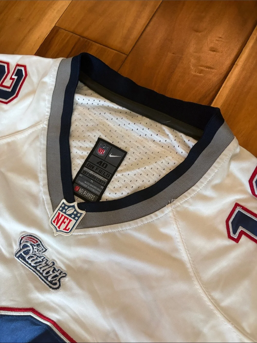 Nike New England Patriots Tom Brady #12 NFL On Field Jersey Men Size 40 Medium